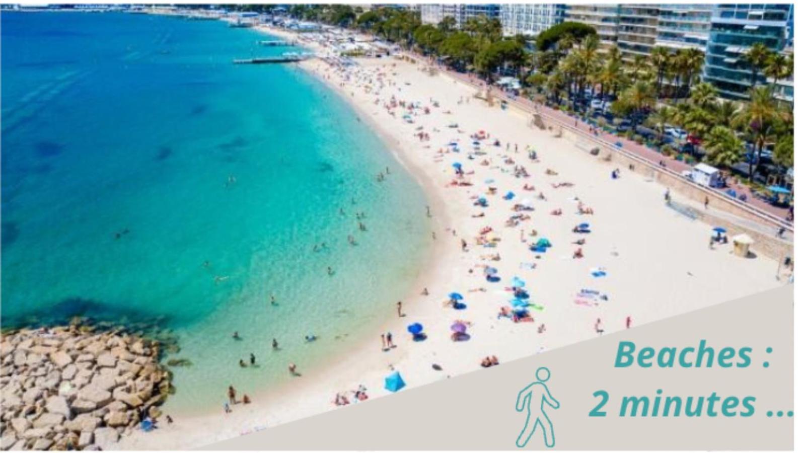 F3 Rue Marechal Foch, Hypercentre A 2 Minutes Du Palais Des Festivals Appartement Cannes