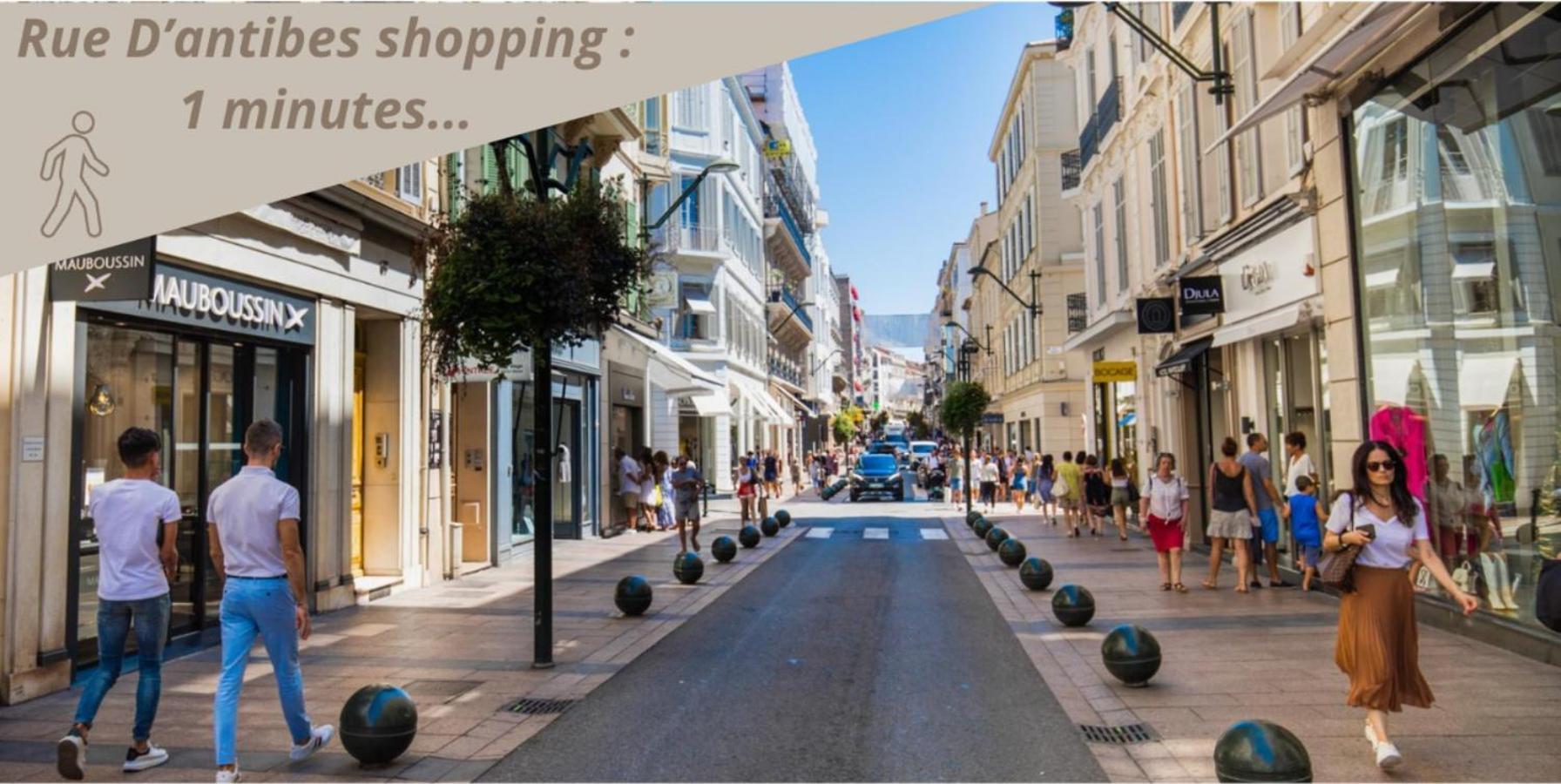 Appartement F3 Rue Marechal Foch, Hypercentre A 2 Minutes Du Palais Des Festivals Cannes